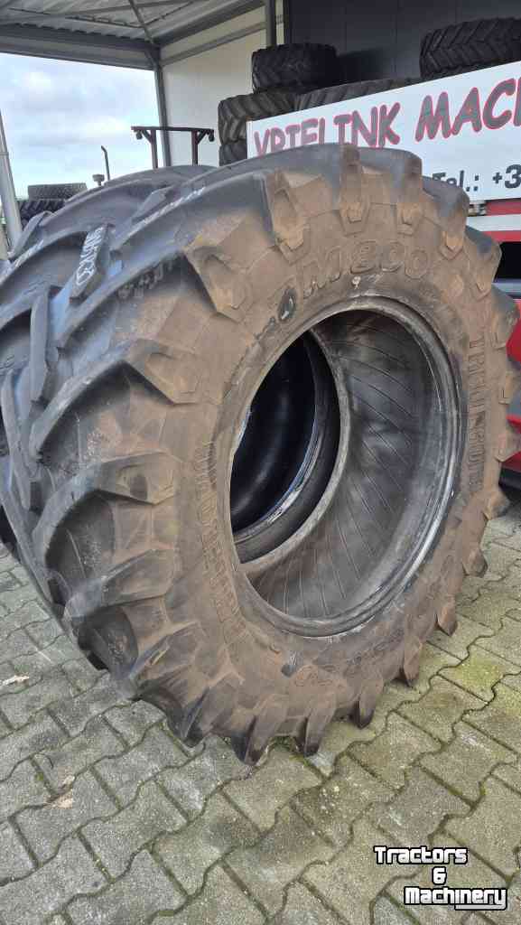 Roues, Pneus, Jantes, Barillets Jumelage Alliance 540/65R30 eenling/enkele band