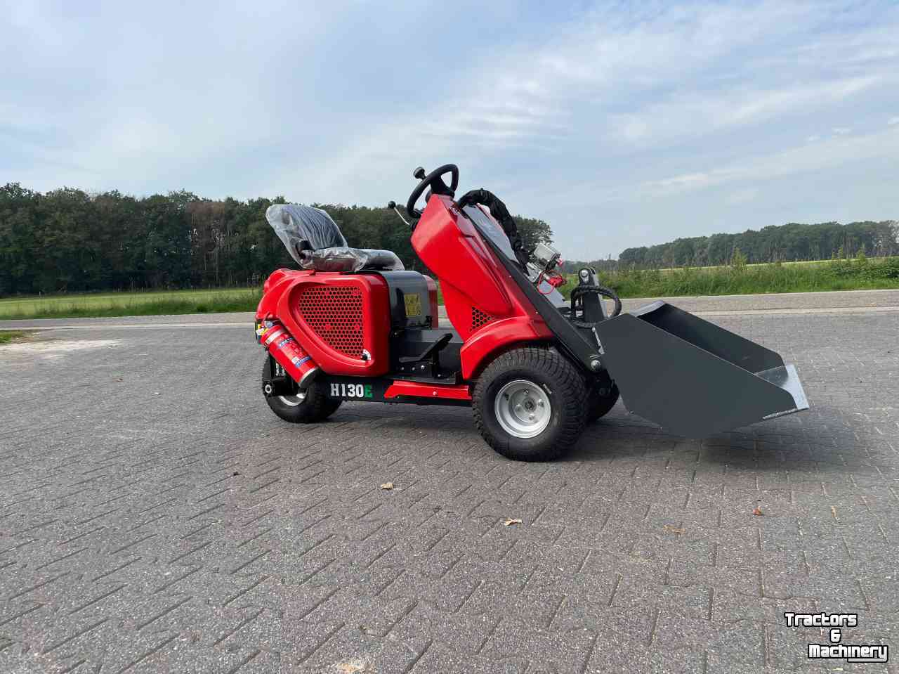 Chargeuse sur pneus Heracles H130E electrisch minishovel