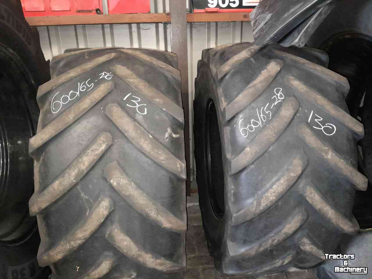 Roues, Pneus, Jantes, Barillets Jumelage Michelin banden 600/65R28