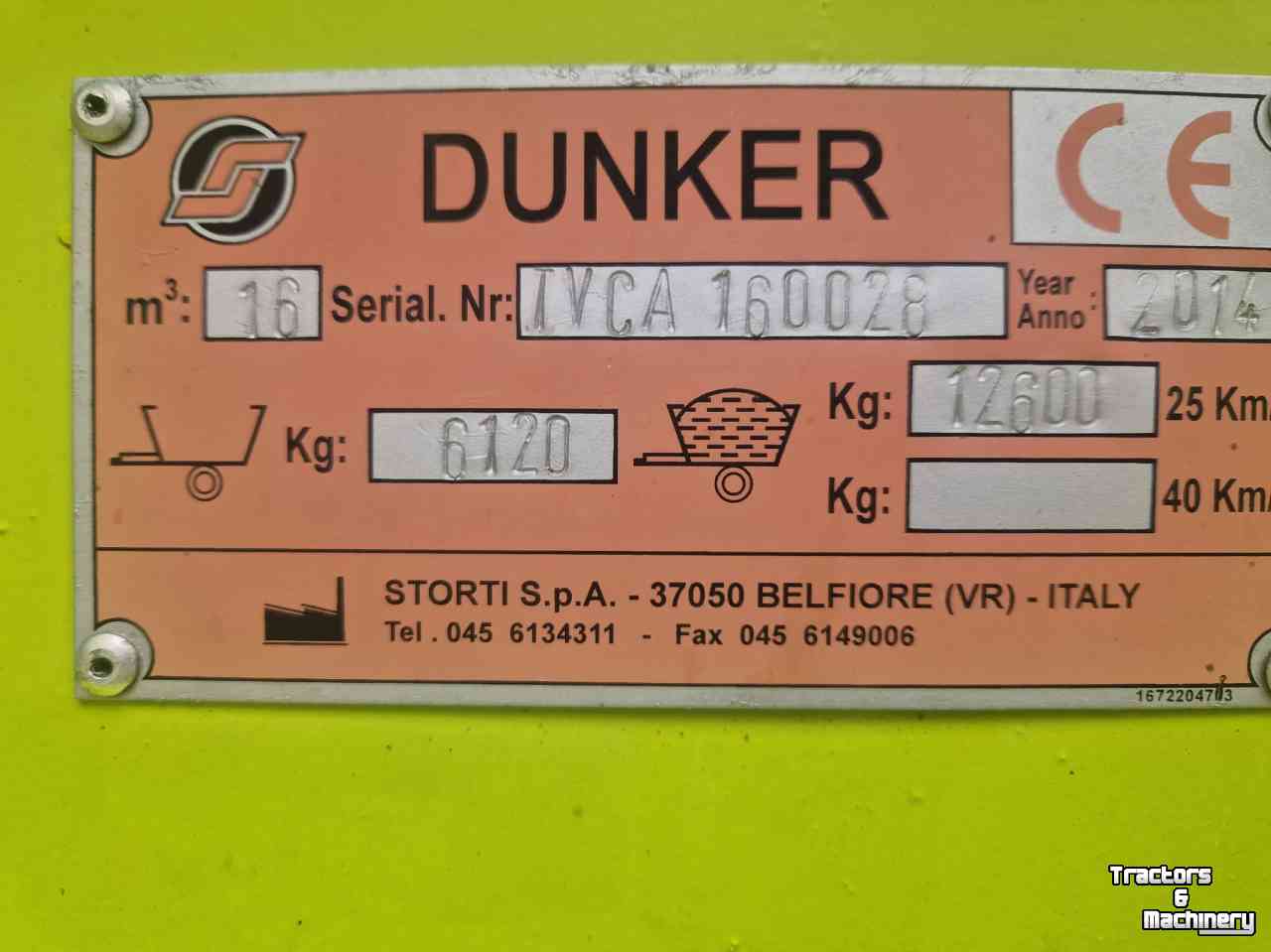 Mélangeuse Storti T2-160 afvoerband achter