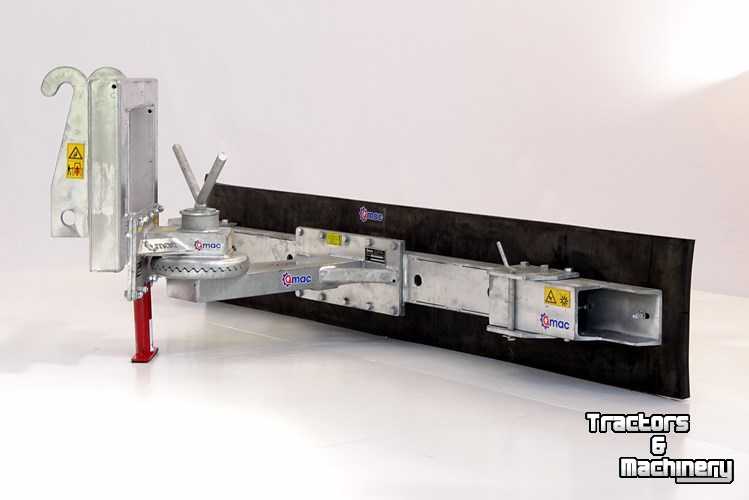 Panneau coulissant de fourrage Qmac Rubber yard scraper hookup Weidemann