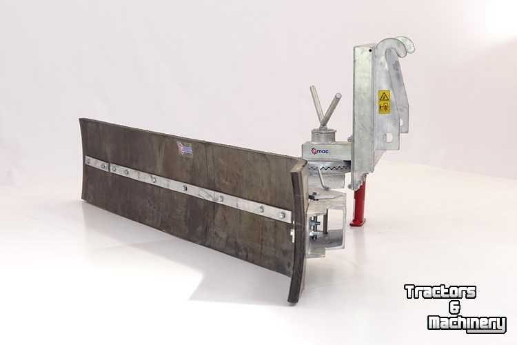 Panneau coulissant de fourrage Qmac Rubber yard scraper hookup Weidemann