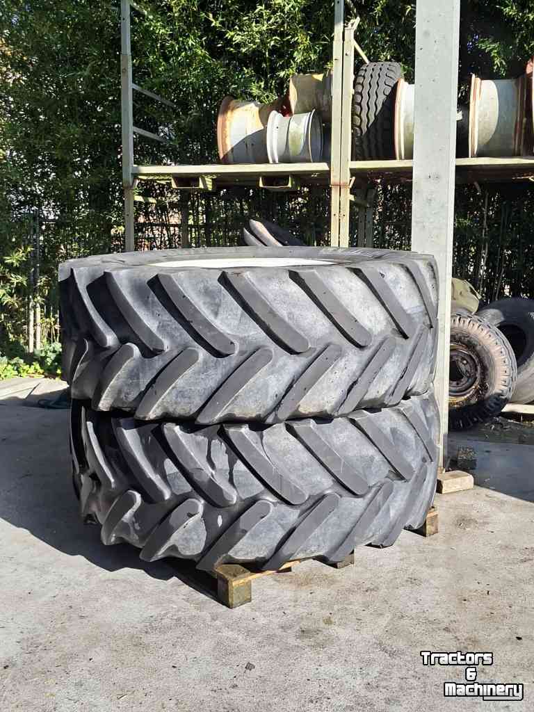 Roues, Pneus, Jantes, Barillets Jumelage Michelin Omnibib 580/70R38
