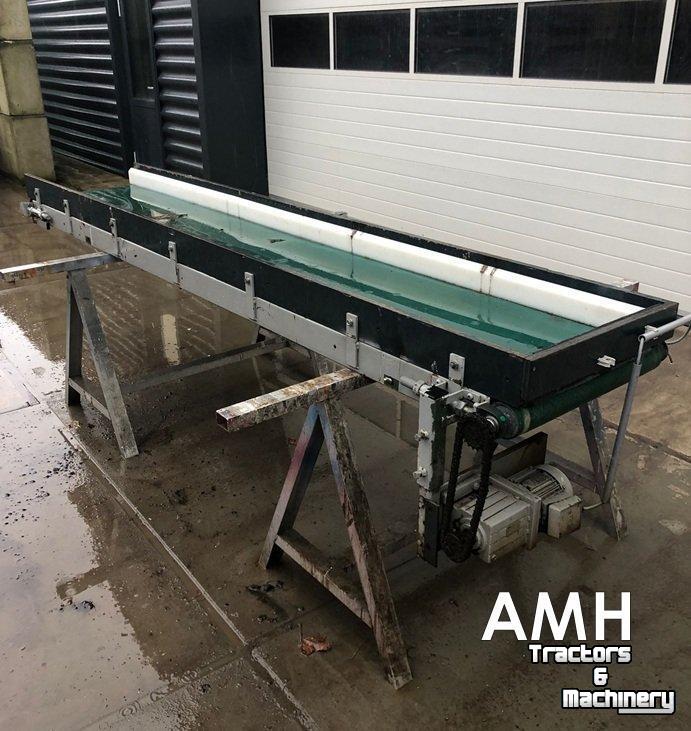 Convoyeur  3100X600 TRANSPORTBAND VLAKKE BAND FLAT BELT CONVEYOR BELT FLACHBAND FÖRDERBAND