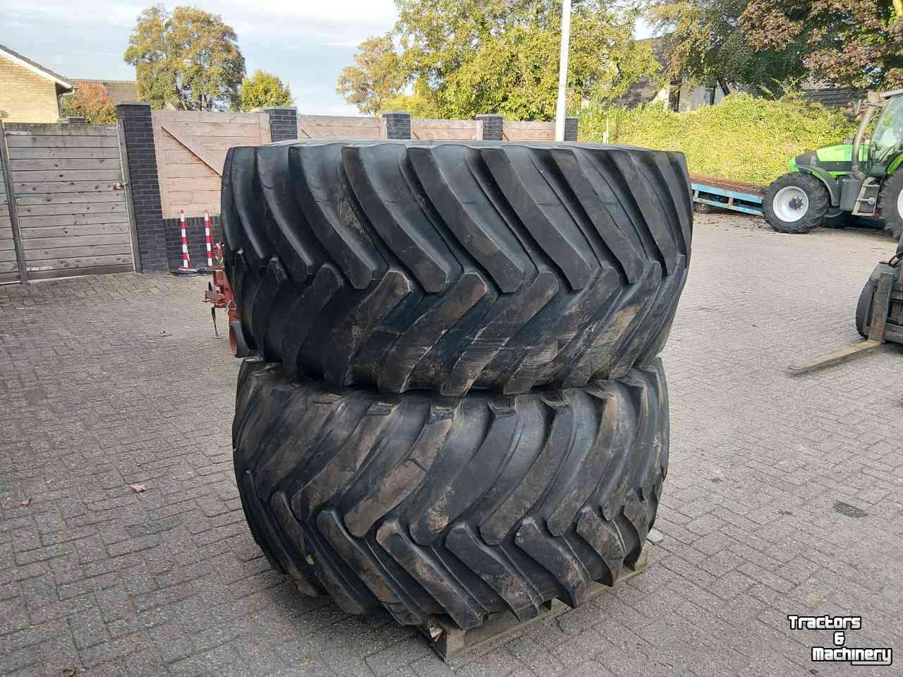 Roues, Pneus, Jantes, Barillets Jumelage John Deere 800/65 R32 wielen  Grote ZF Steek