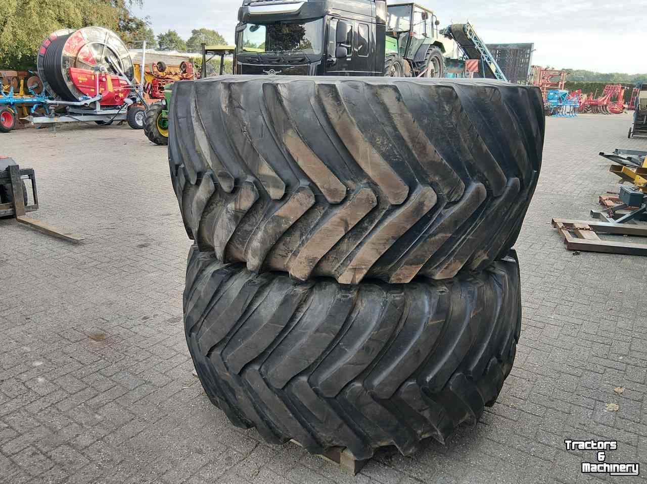 Roues, Pneus, Jantes, Barillets Jumelage John Deere 800/65 R32 wielen  Grote ZF Steek
