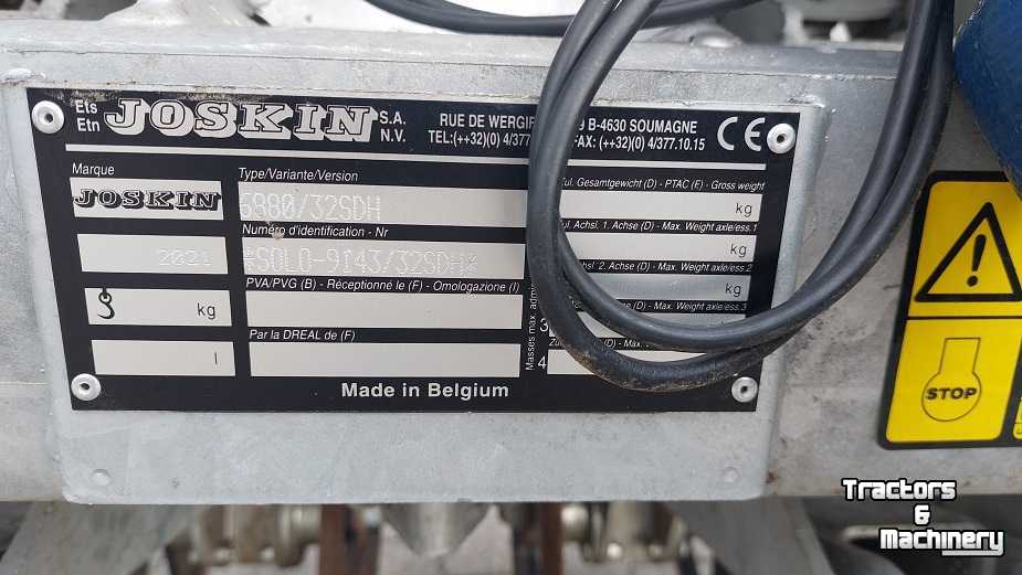 Injecteur de prairie Joskin Solodisc 6880/32