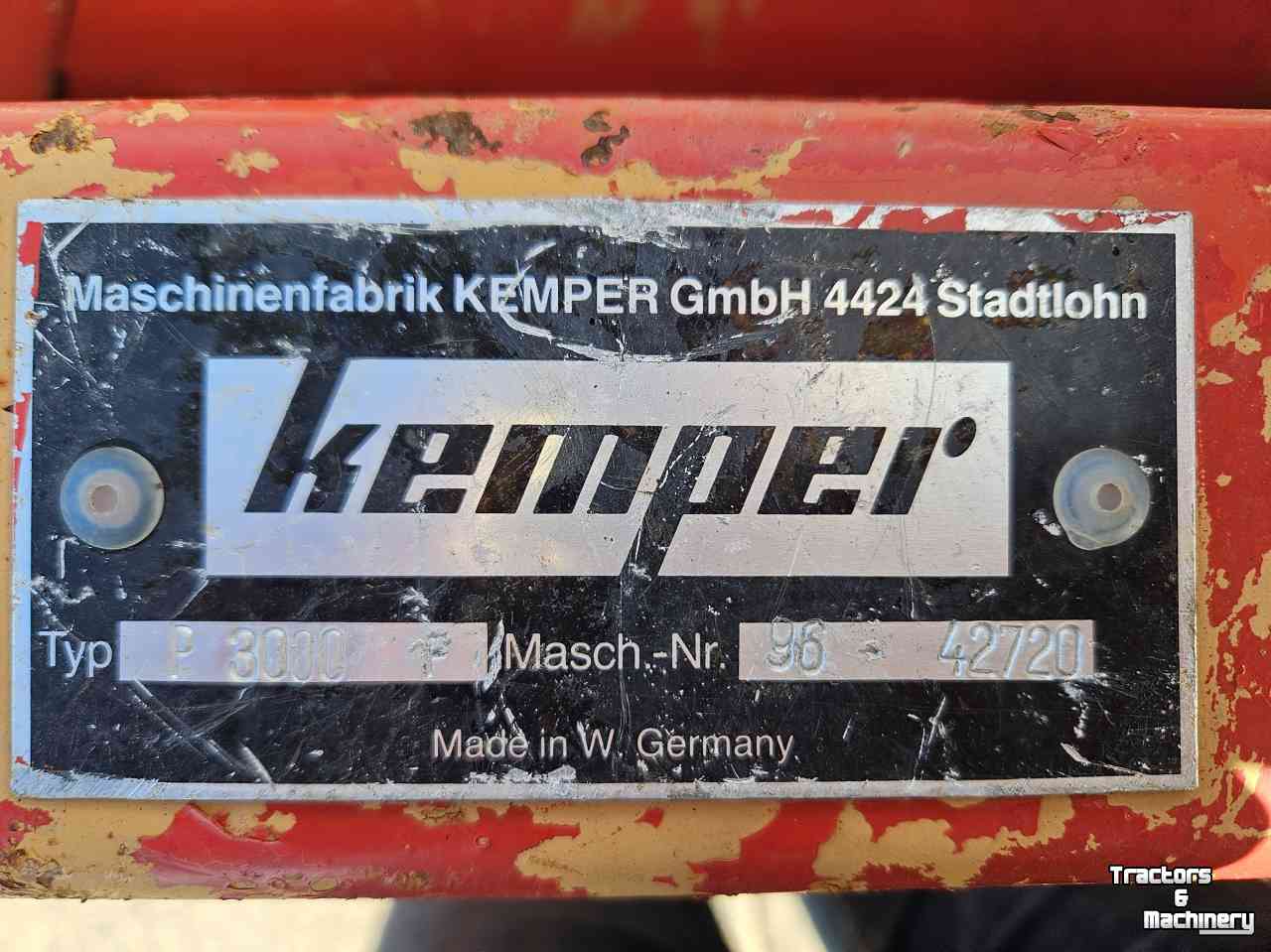 Autres matériel et accessoires de prairie Kemper P3000