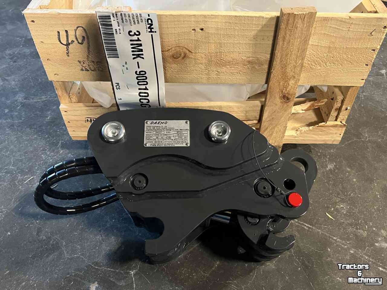 Mini pelleteuse Case Case CX30 New Holland E30C  Snelwissel -DAEMO DMQ27 parts nr:31MK-90010CG