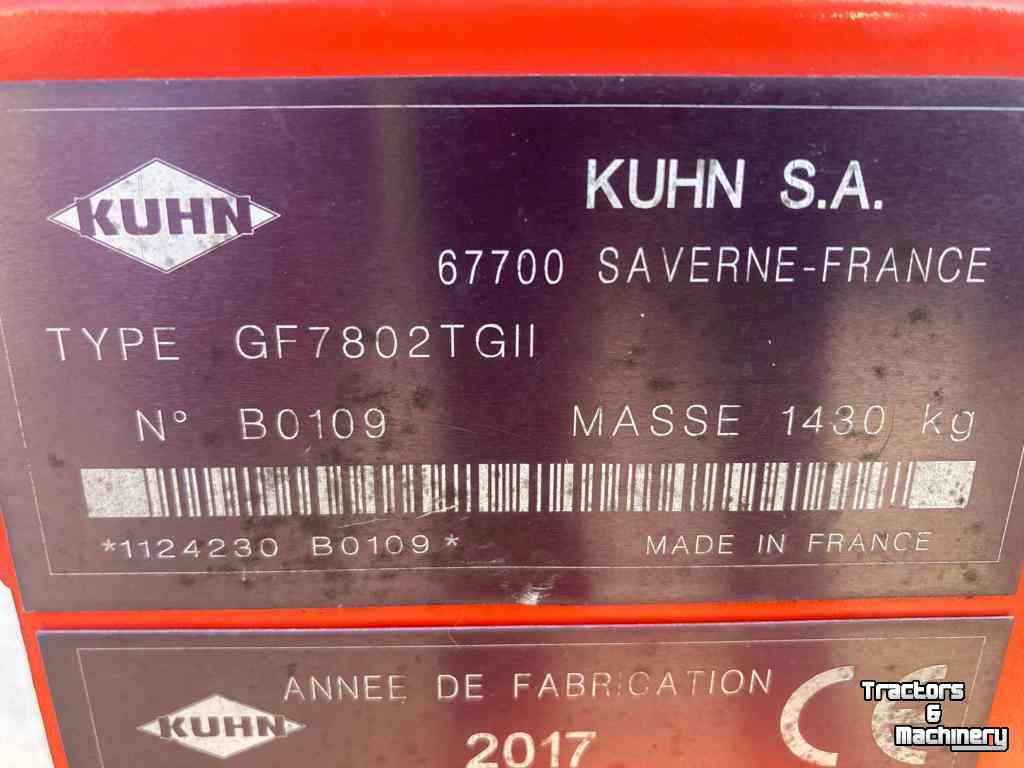 Faneur Kuhn GF 7802 T G2