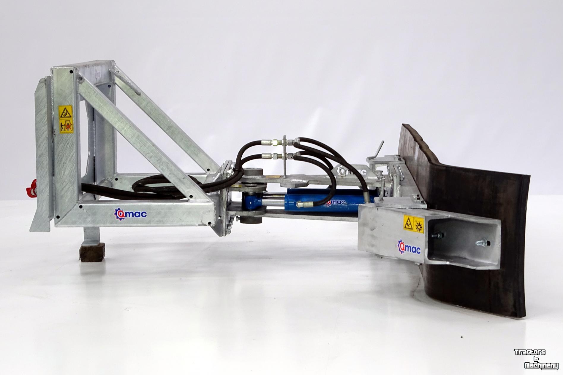Rabots à lisier Qmac Rubberschuif + Bobcat aanbouw