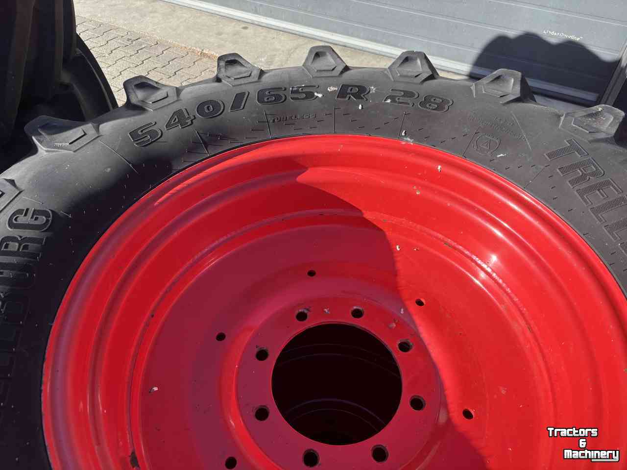 Roues, Pneus, Jantes, Barillets Jumelage Trelleborg 650/65R38 en 540/65R28 TM800 + Fendt velgen