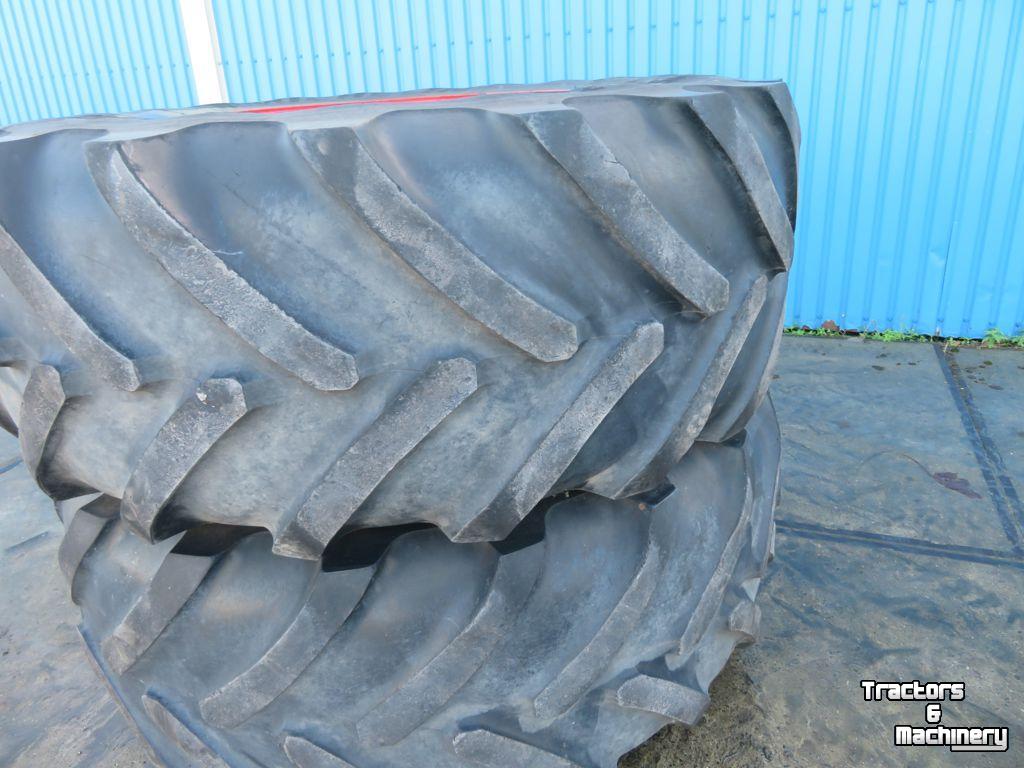Roues, Pneus, Jantes, Barillets Jumelage Fendt 2x650/75R38 MICHELIN Fendt 10 gaats 60%