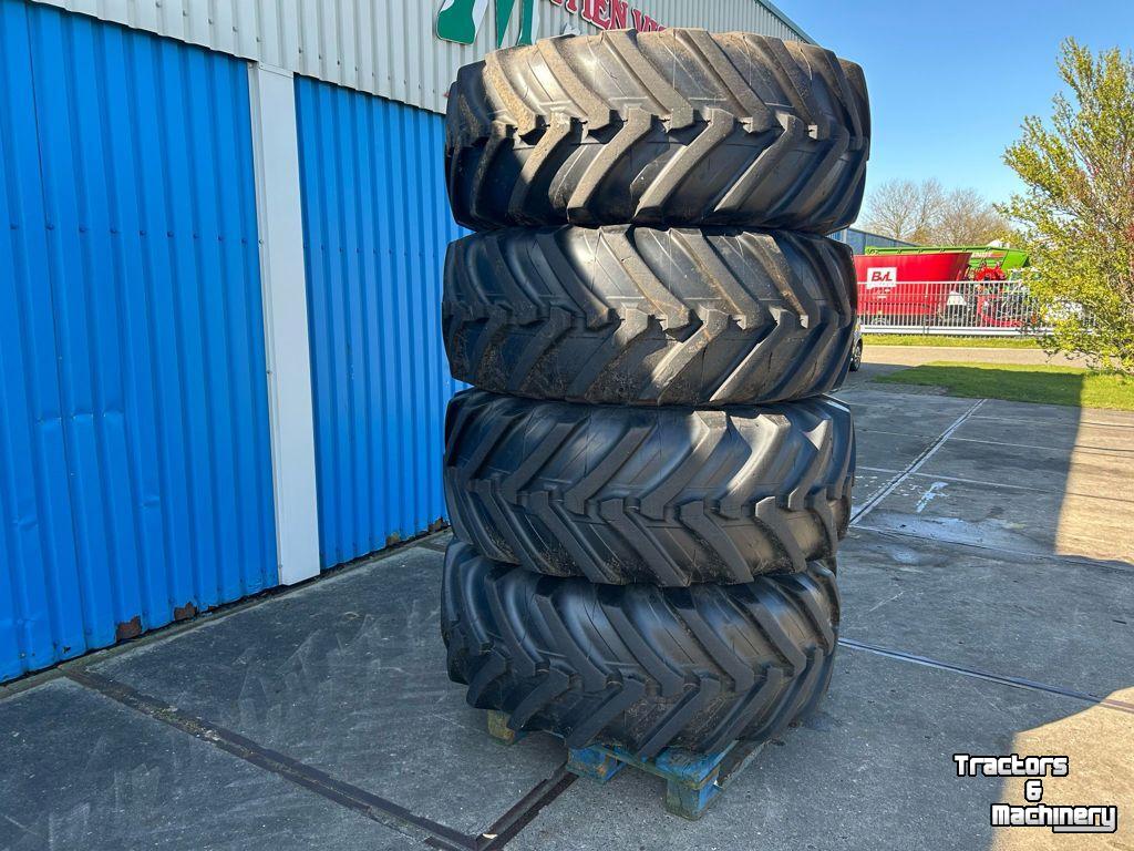 Roues, Pneus, Jantes, Barillets Jumelage Michelin 4x 480/80R26 XMCL JCB 12-g 65%