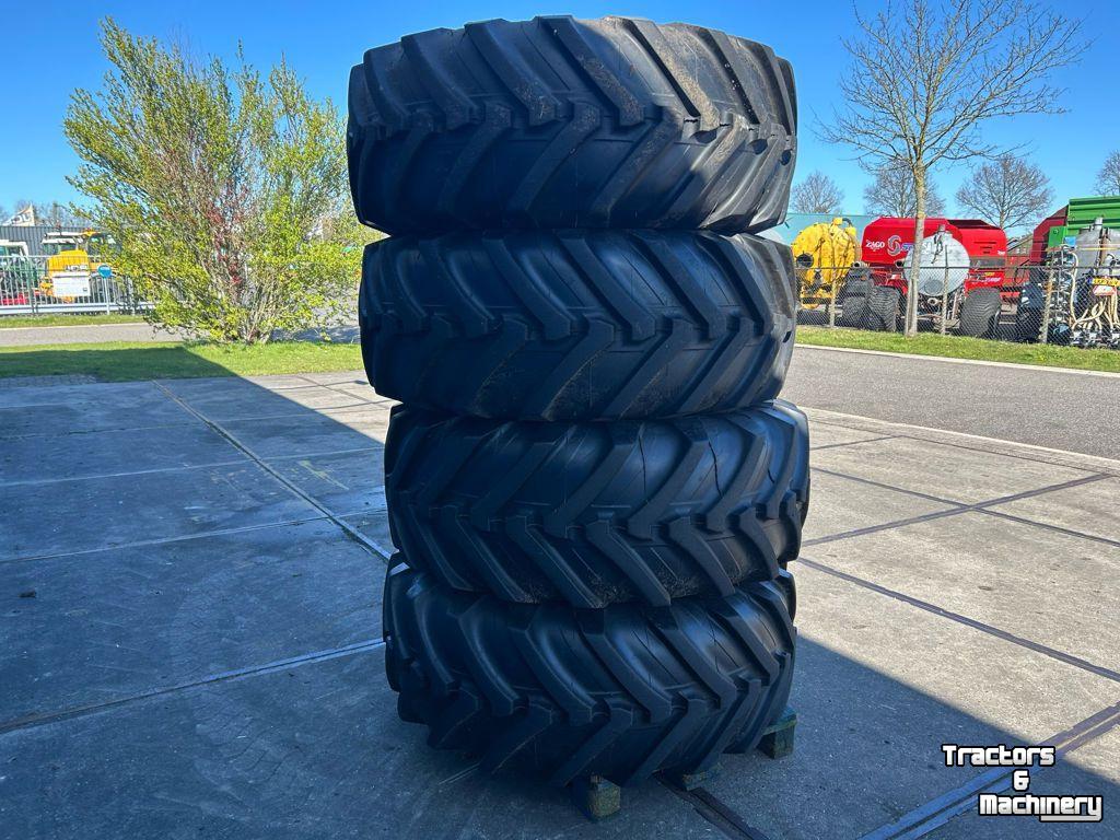 Roues, Pneus, Jantes, Barillets Jumelage Michelin 4x 480/80R26 XMCL JCB 12-g 65%