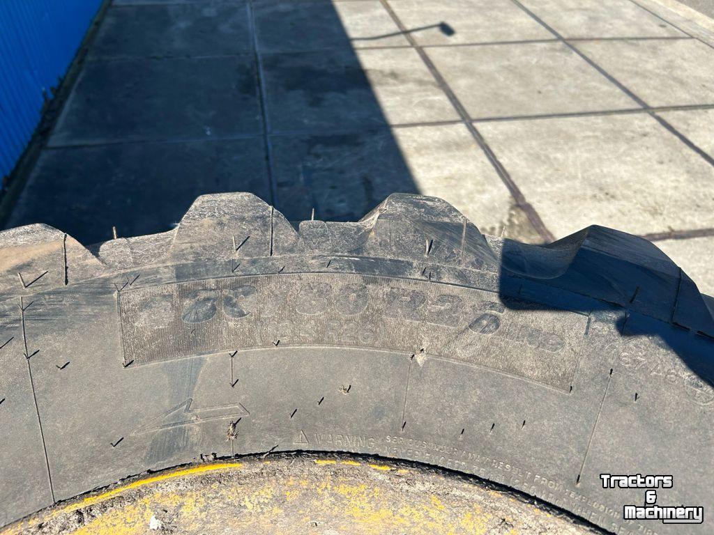Roues, Pneus, Jantes, Barillets Jumelage Michelin 4x 480/80R26 XMCL JCB 12-g 65%