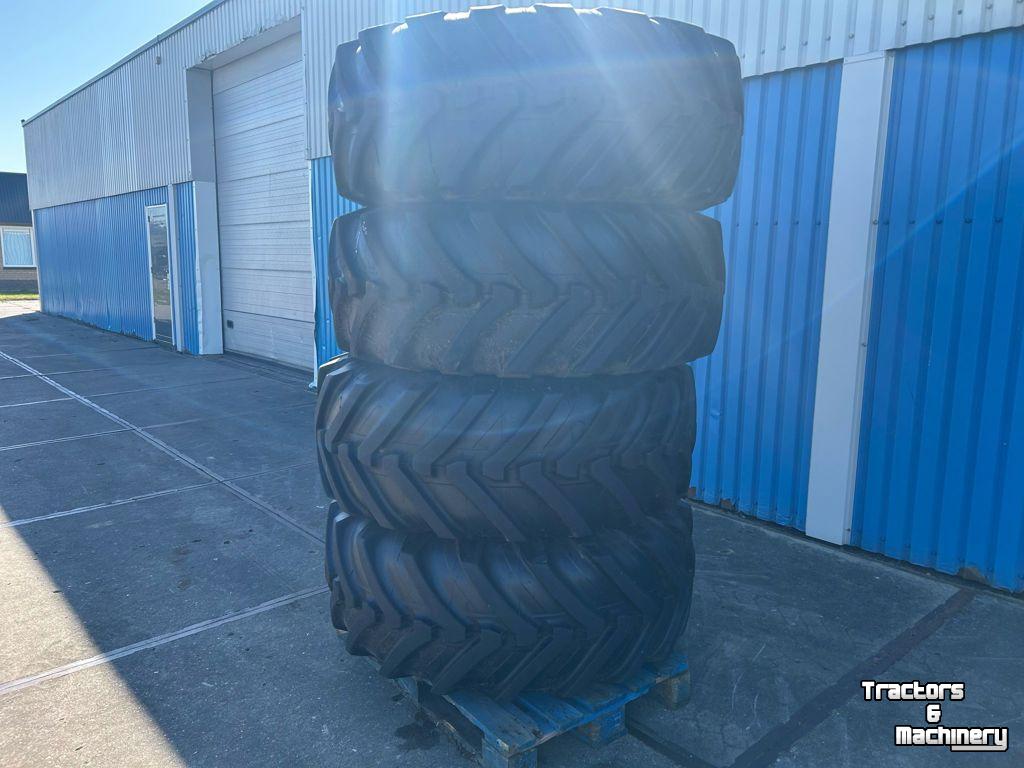 Roues, Pneus, Jantes, Barillets Jumelage Michelin 4x 480/80R26 XMCL JCB 12-g 65%