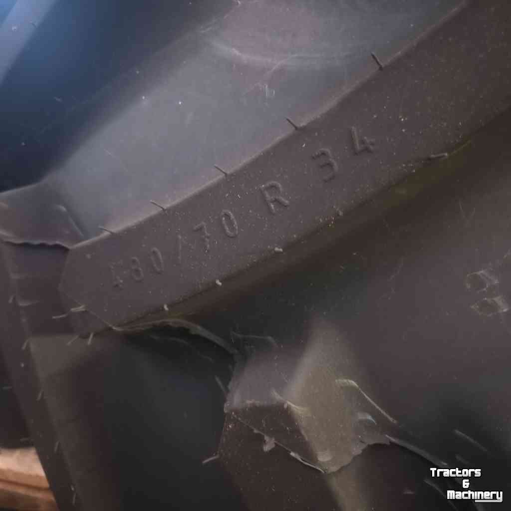 Roues, Pneus, Jantes, Barillets Jumelage Mitas 380/70R24 + 480/70R34