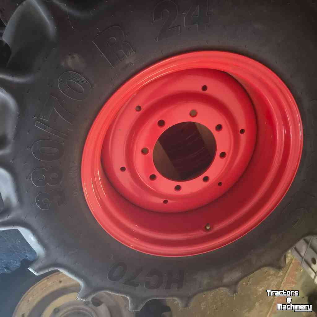 Roues, Pneus, Jantes, Barillets Jumelage Mitas 380/70R24 + 480/70R34