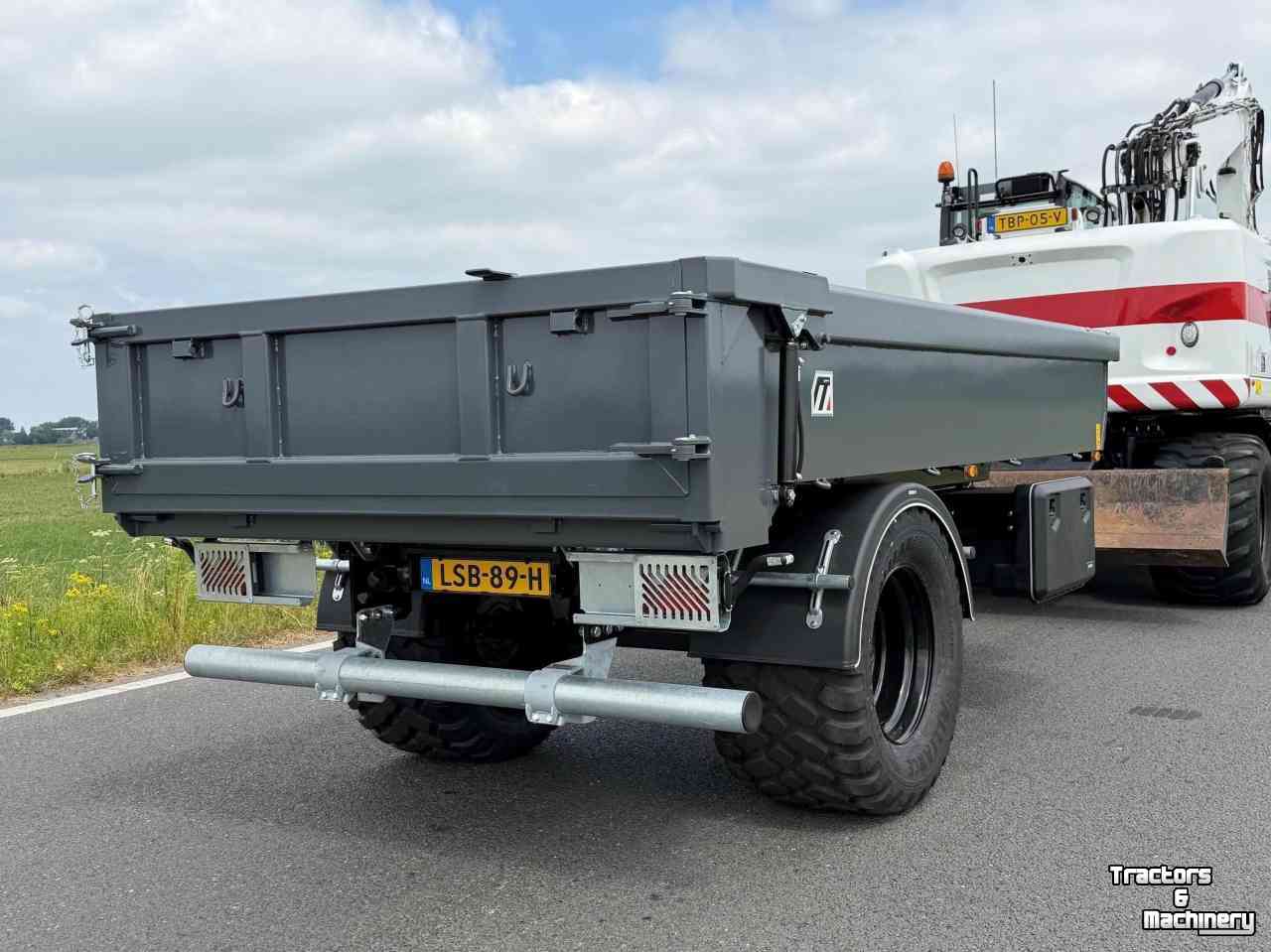 Transport godets de tracteur Midejo Midejo Bakkenwagen / Bakkenkieper achter kraan