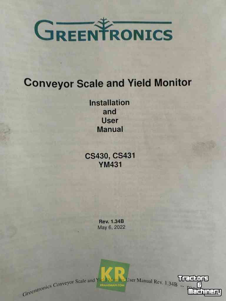 Nouvelles pièces diverse  Greentronics weegsensor kit / weegsensoren met bekabeling