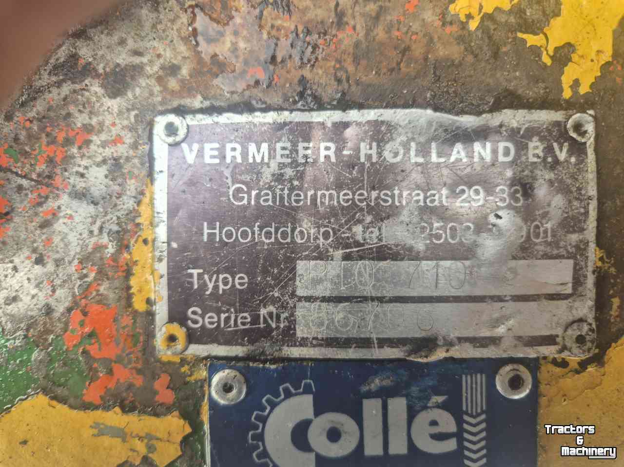 Fraiseuse de souches Vermeer PTO 710