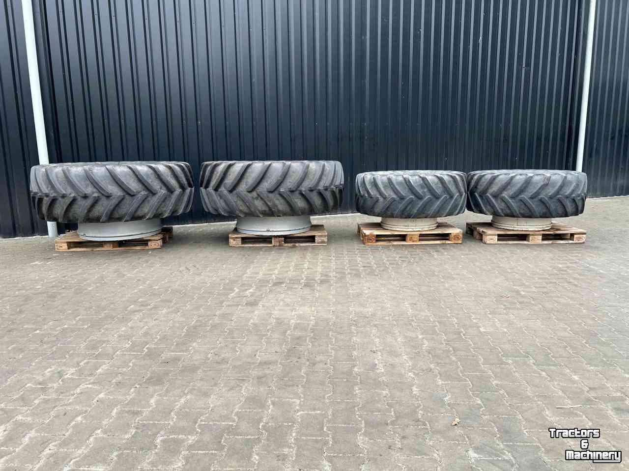 Roues, Pneus, Jantes, Barillets Jumelage Michelin 650/65 R38 XM108 en 540/65 R28 XM108