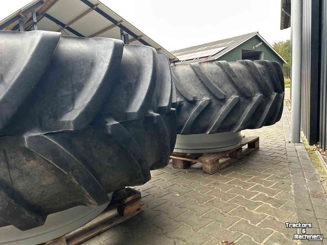 Roues, Pneus, Jantes, Barillets Jumelage Michelin 650/65 R38 XM108 en 540/65 R28 XM108