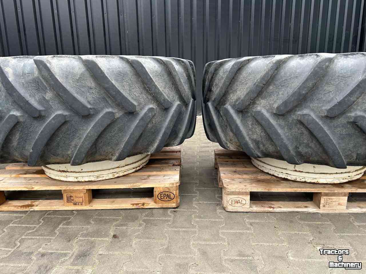Roues, Pneus, Jantes, Barillets Jumelage Michelin 650/65 R38 XM108 en 540/65 R28 XM108