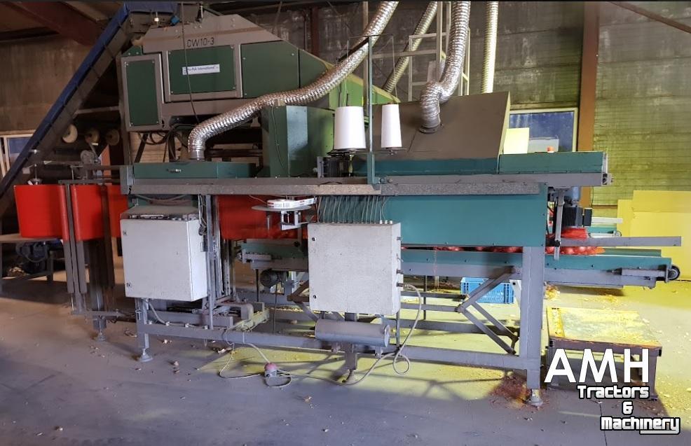 Autres matériel de convoyage et accessoires Pro-Pak BSM-1 rolverpakker links onbekend / unknown rolverpakker roll stock bagger raschelsack verpackung netzmaschine
