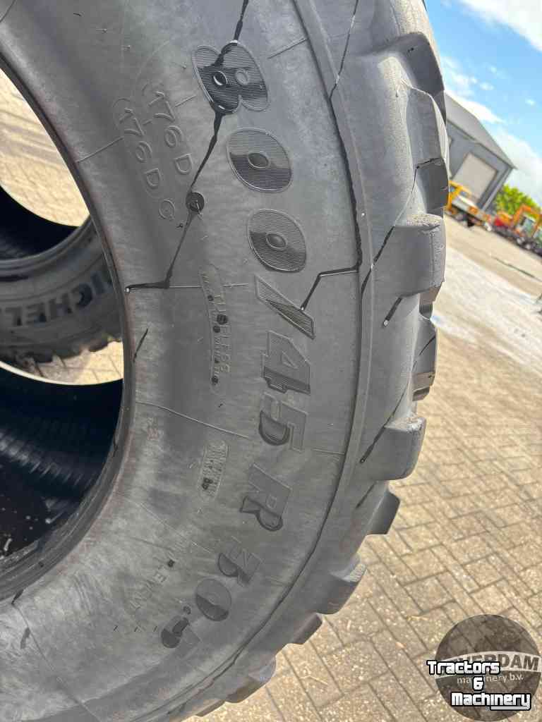 Roues, Pneus, Jantes, Barillets Jumelage Michelin CargoxBIB 800/45R30.5