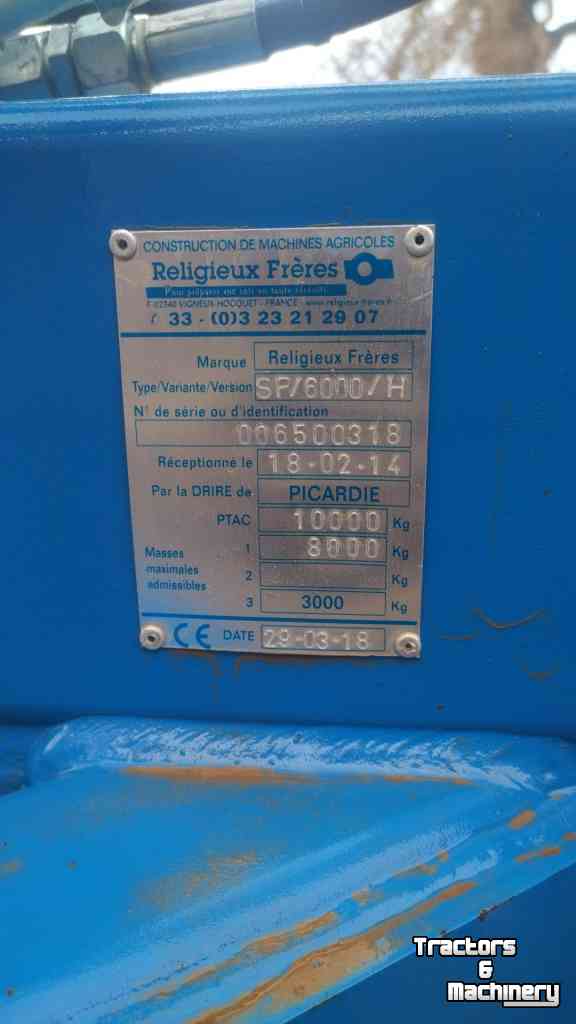 Combination de préparation du lit de semence Aerts Religieux Frères Comdor SP 6000 + Dorez Bristasse