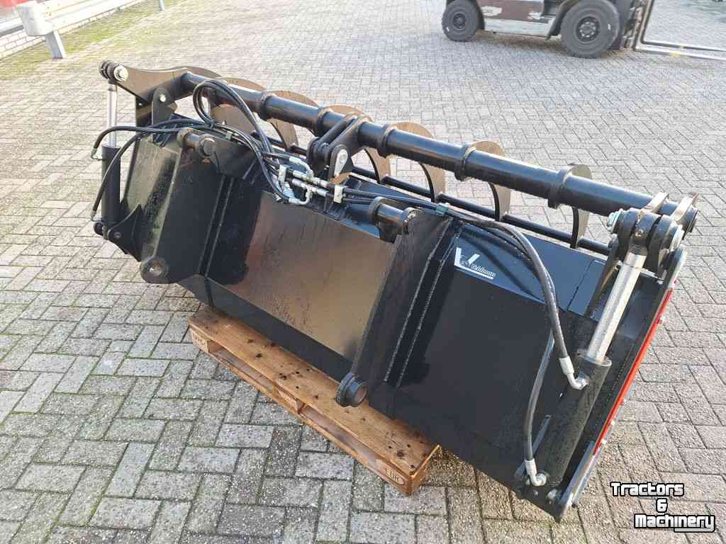 Benne à grappin / Fourche à grappin Hemach Pelikaangrijper / Pelikaanbak 220 CM