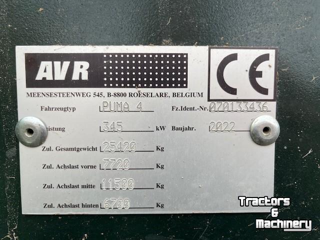 Arracheuse de pommes de terre AVR Puma 4.0
