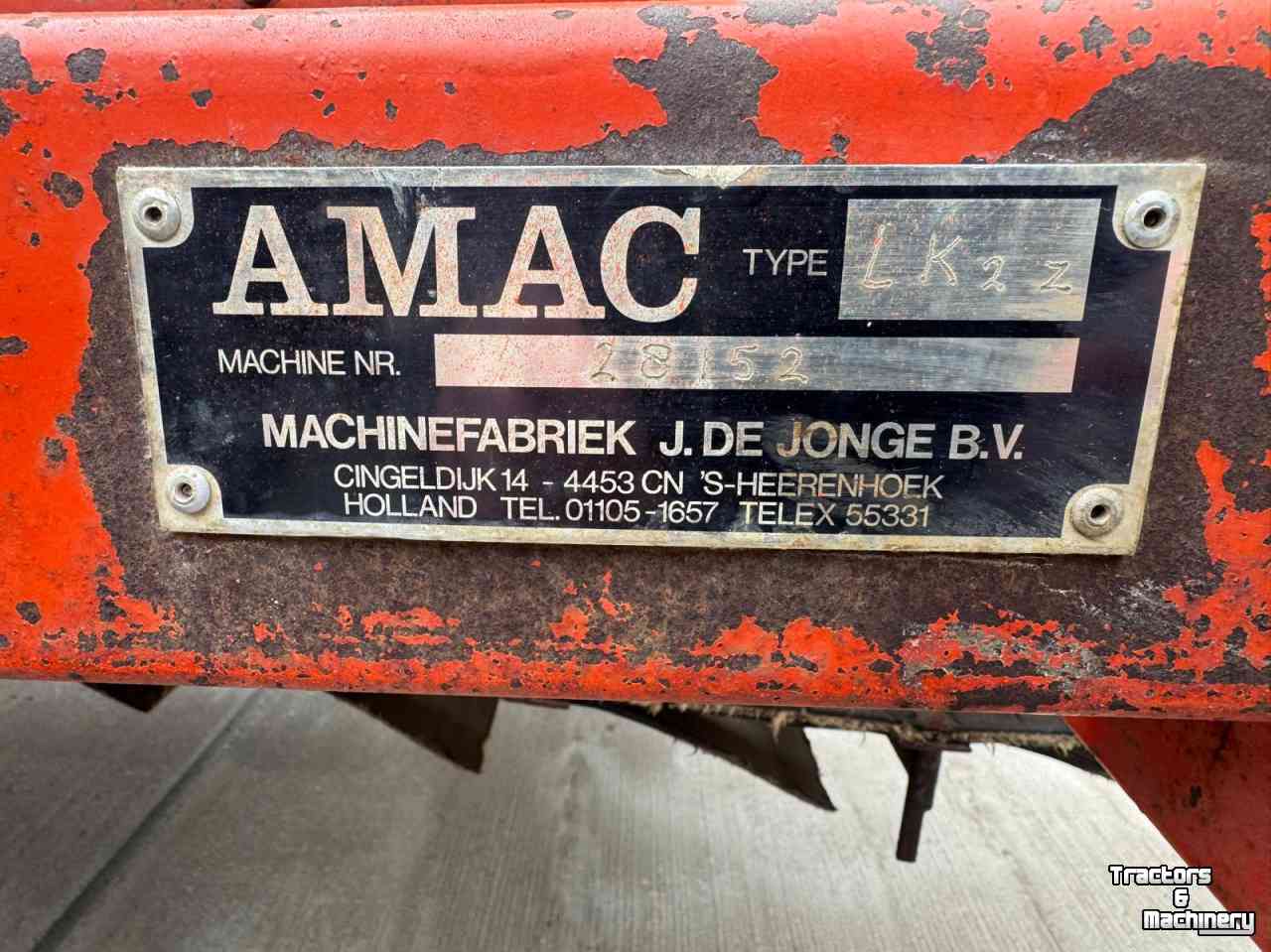 Broyeur de fanes Amac LK2Z
