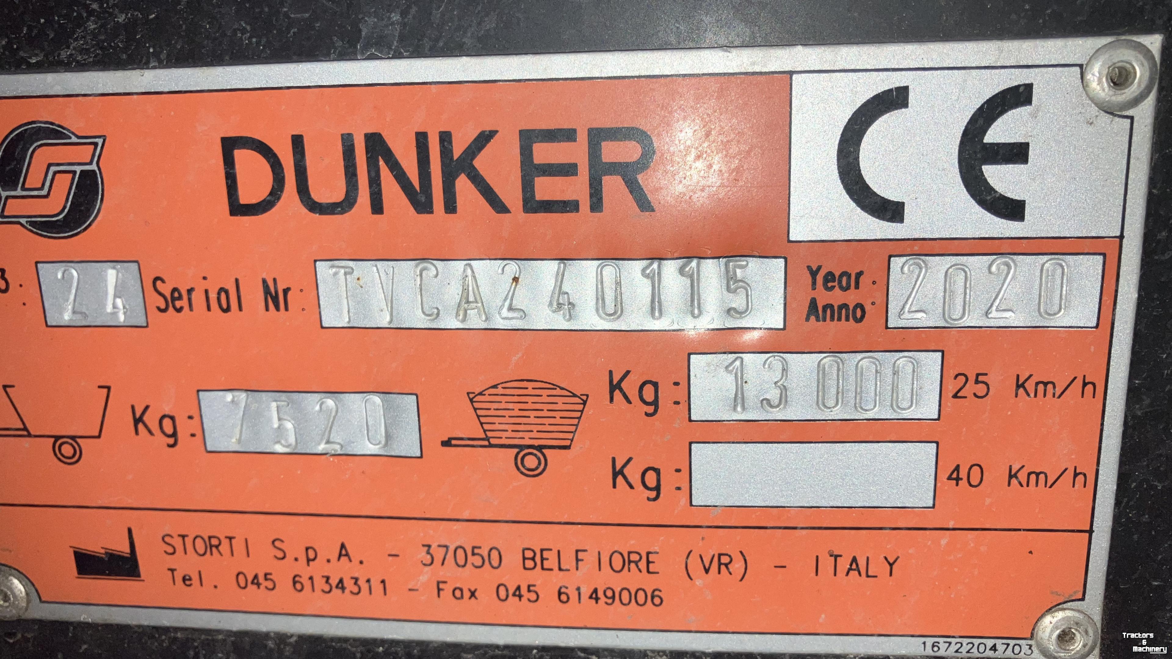 Mélangeuse Storti Dunker T2 240