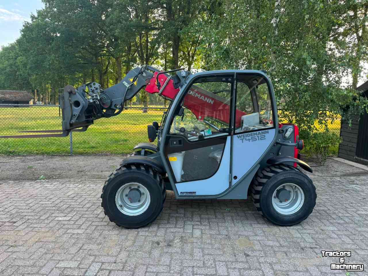 Chargeur Télescopique Weidemann T4512 Verreiker shovel