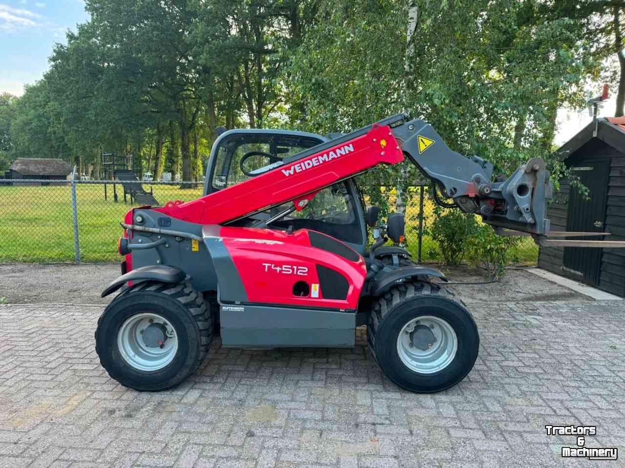 Chargeur Télescopique Weidemann T4512 Verreiker shovel