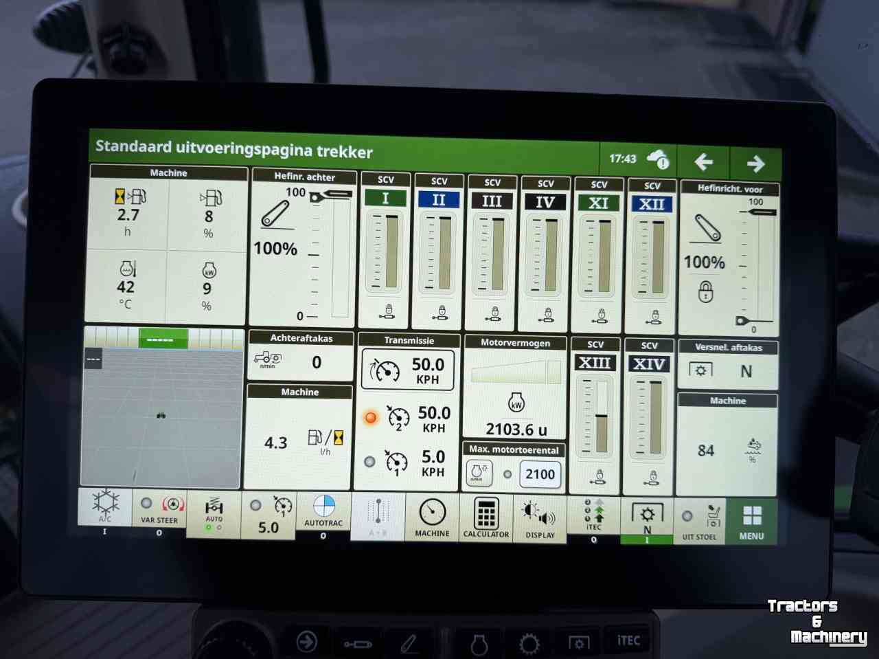 Tracteur John Deere 6R155 AP 50KM COMMAND-PRO G5-PLUS FH+FA 2025!!!