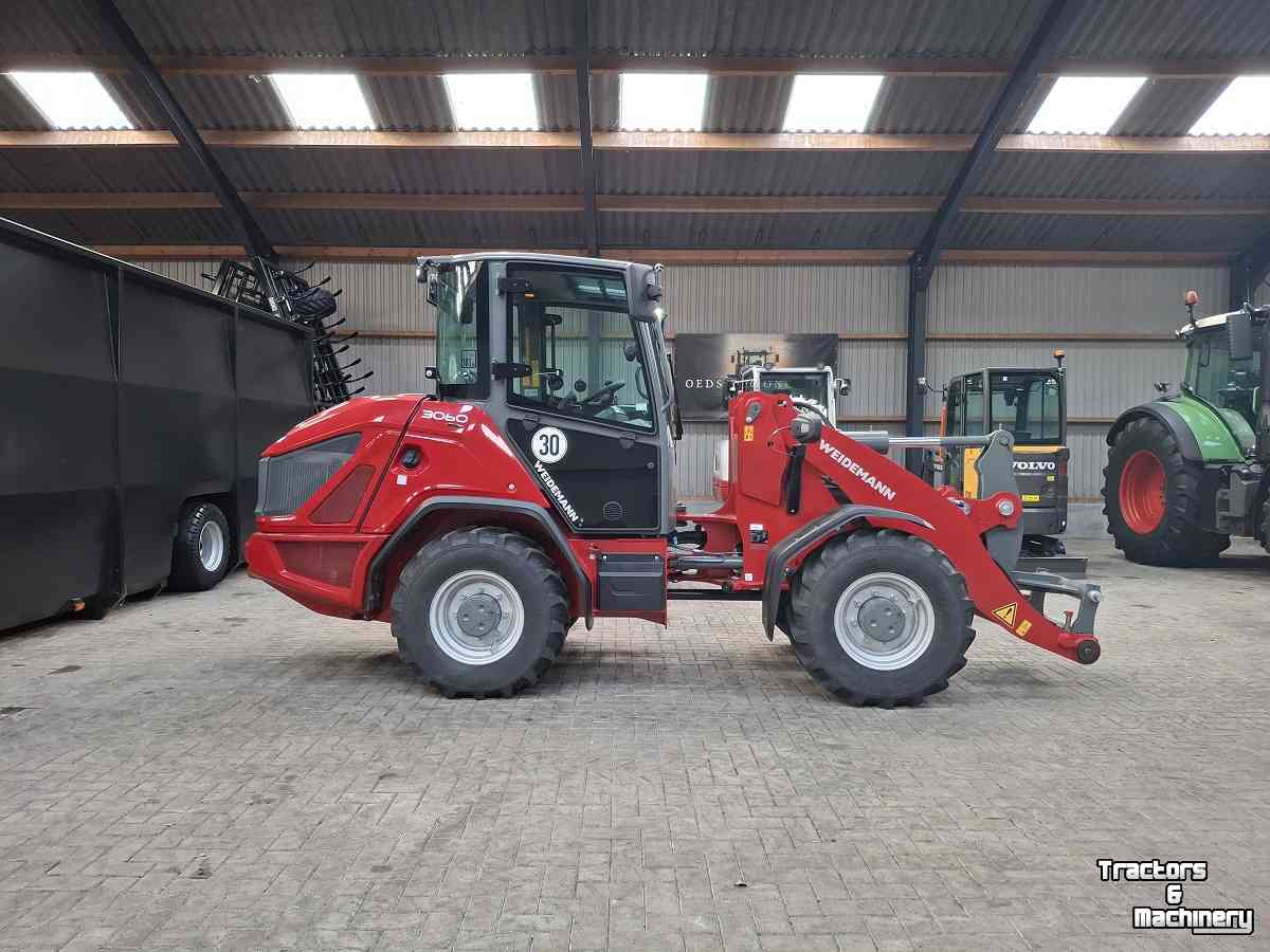Chargeuse sur pneus Weidemann 3060 wiellader, shovel, BJ2025, 30KM/H, Demo!