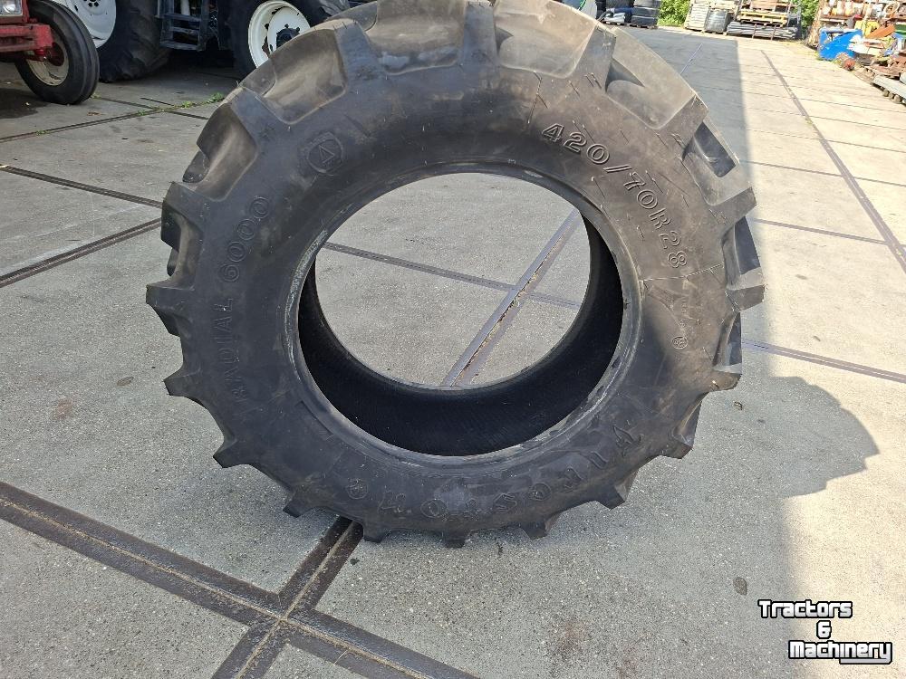 Roues, Pneus, Jantes, Barillets Jumelage Firestone 420/70R28