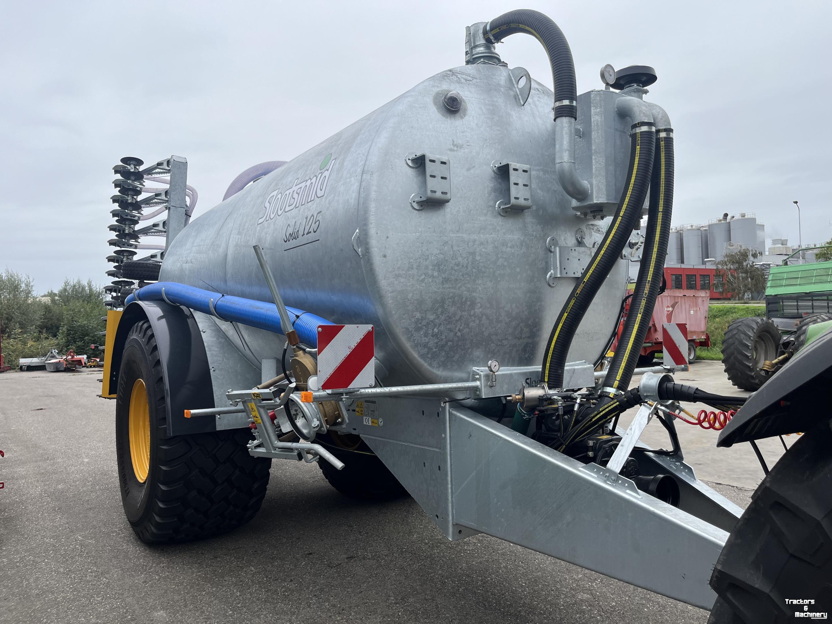 Tonneau de lisier Slootsmid Solid 125 met SZB 720 bemester