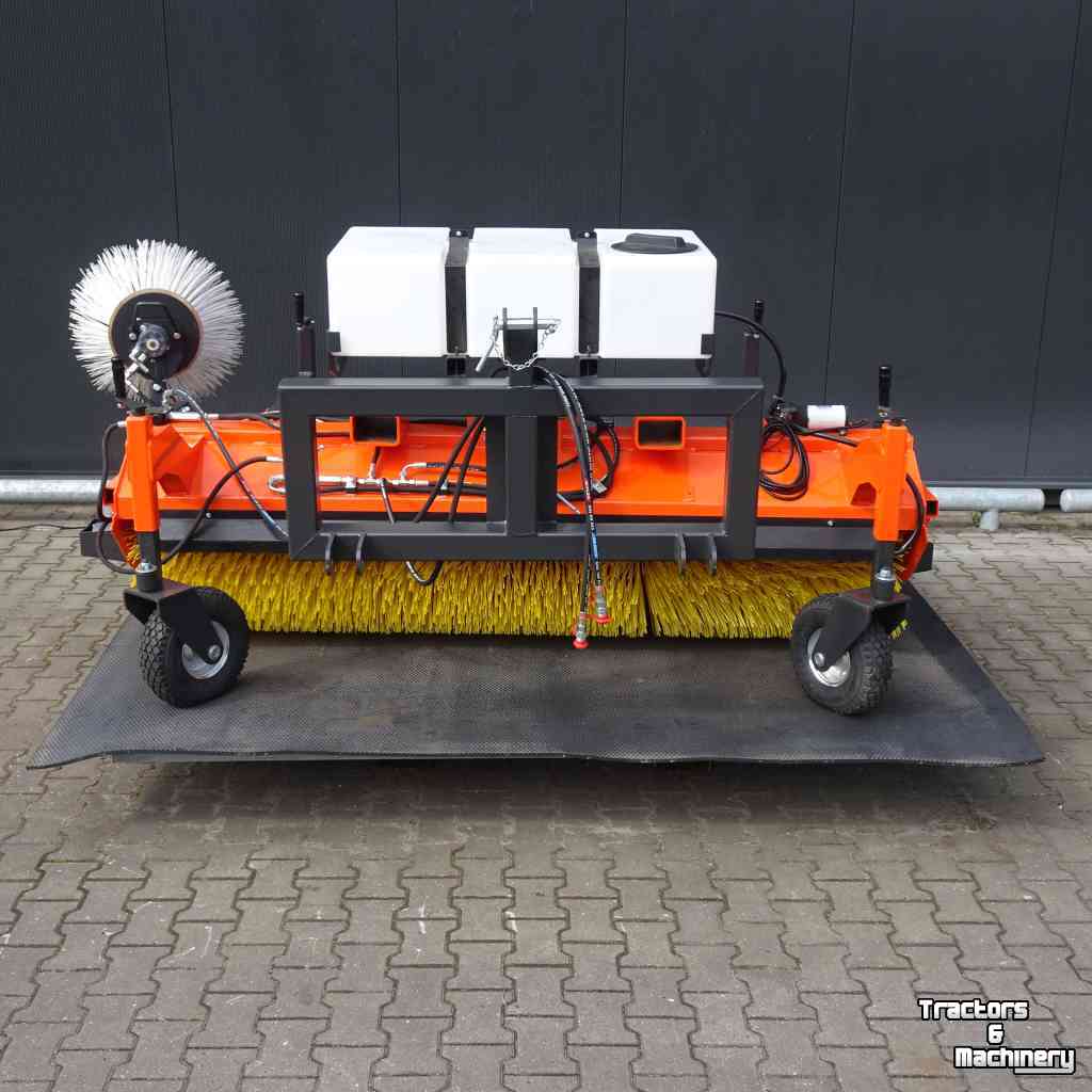 Balayeuses et balayeuses aspirantes Hofstede Veegmachine Borstel 60cm voor mini loader verreiker shovel heftruck