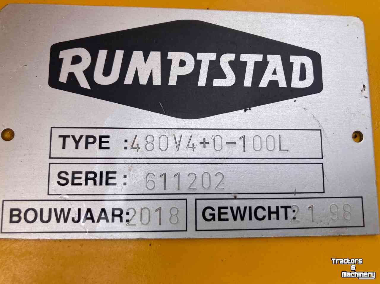 Charrues Rumptstad 480V4+0-100L