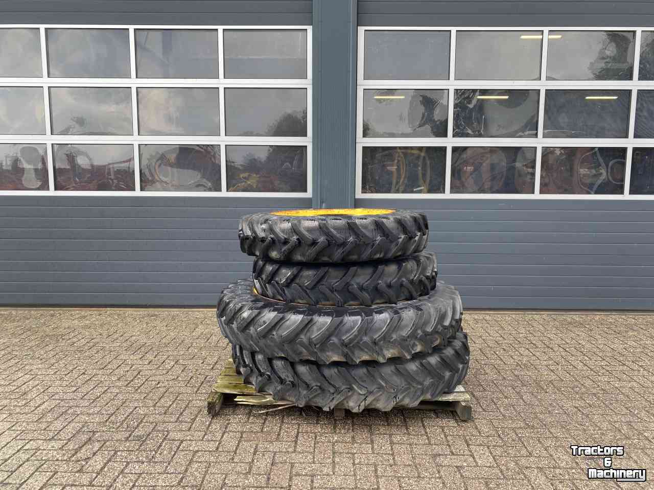 Roues, Pneus, Jantes, Barillets Jumelage Alliance 11.2R32 en 12.4R46 op velg