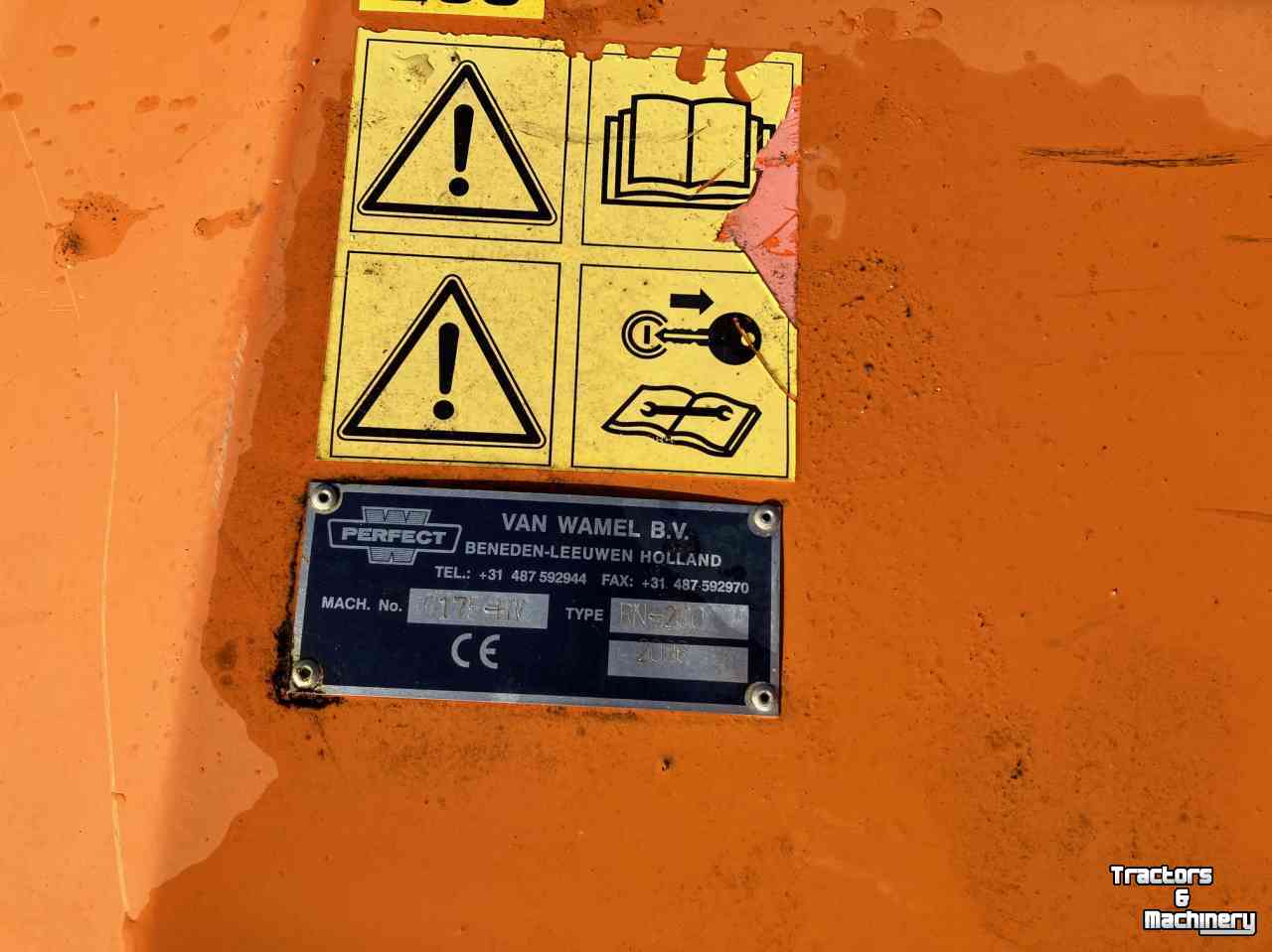 Tondeuse de refus Perfect RN-200  boomgaardmaaier wielandbloter cirkelmaaier