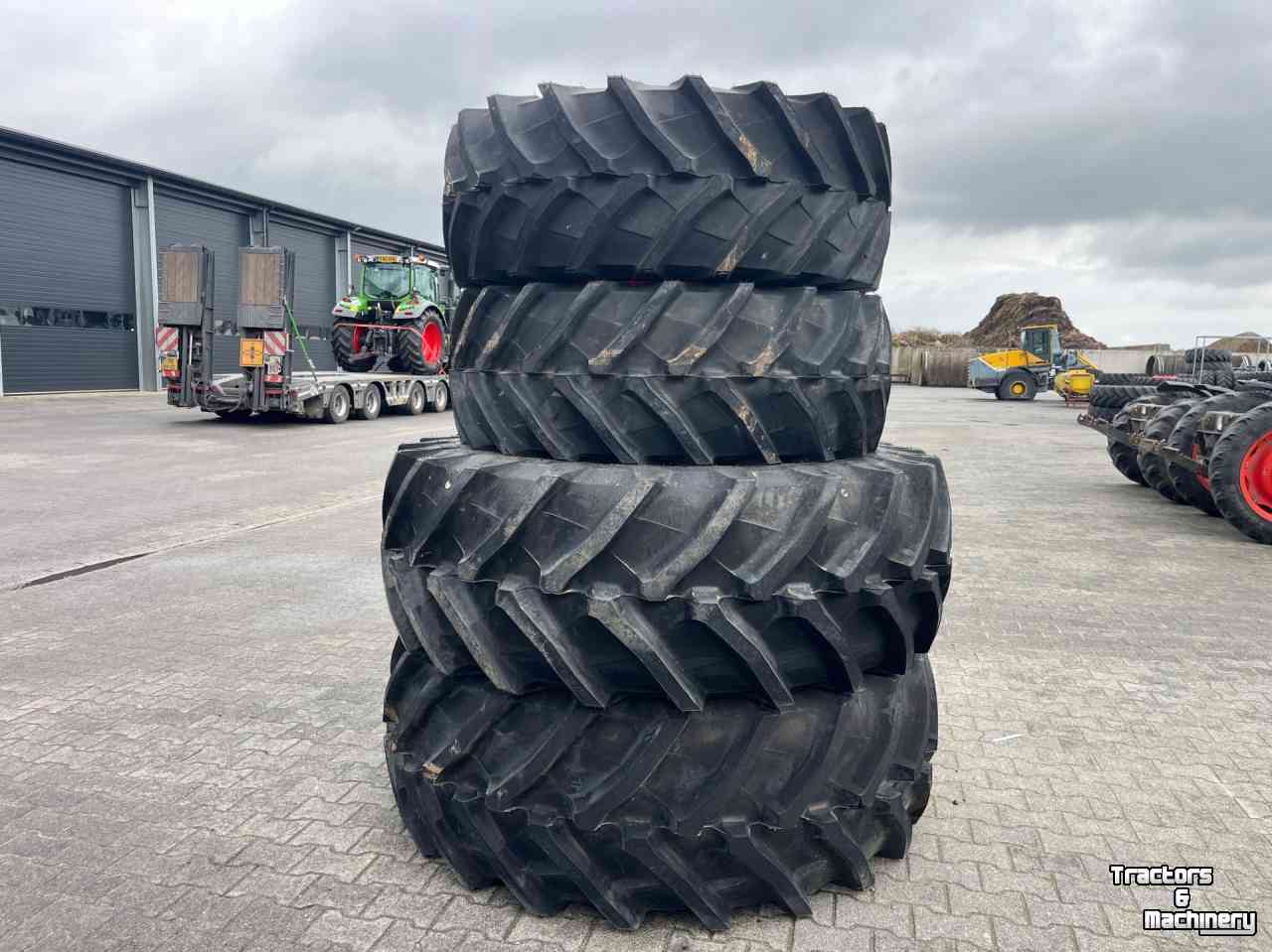 Roues, Pneus, Jantes, Barillets Jumelage Trelleborg 480/65- R 28 - 600/65- R 38
