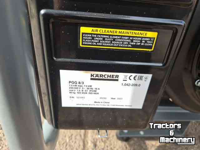 Autres machines et accessoires pour l'atelier et terrain Karcher PGG 8/3