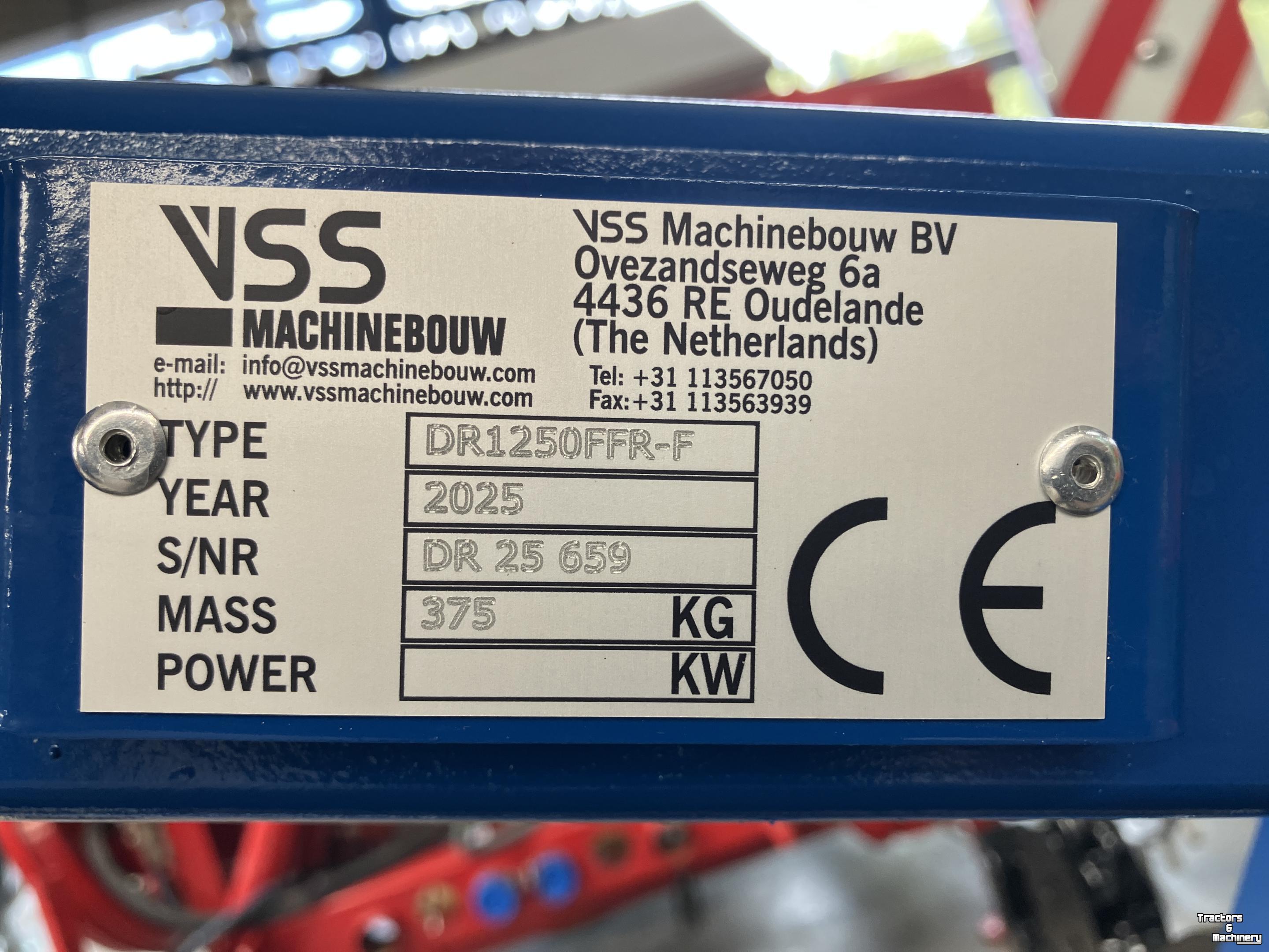 Tasseur à pneus avant VSS DR 1250 FFR-F