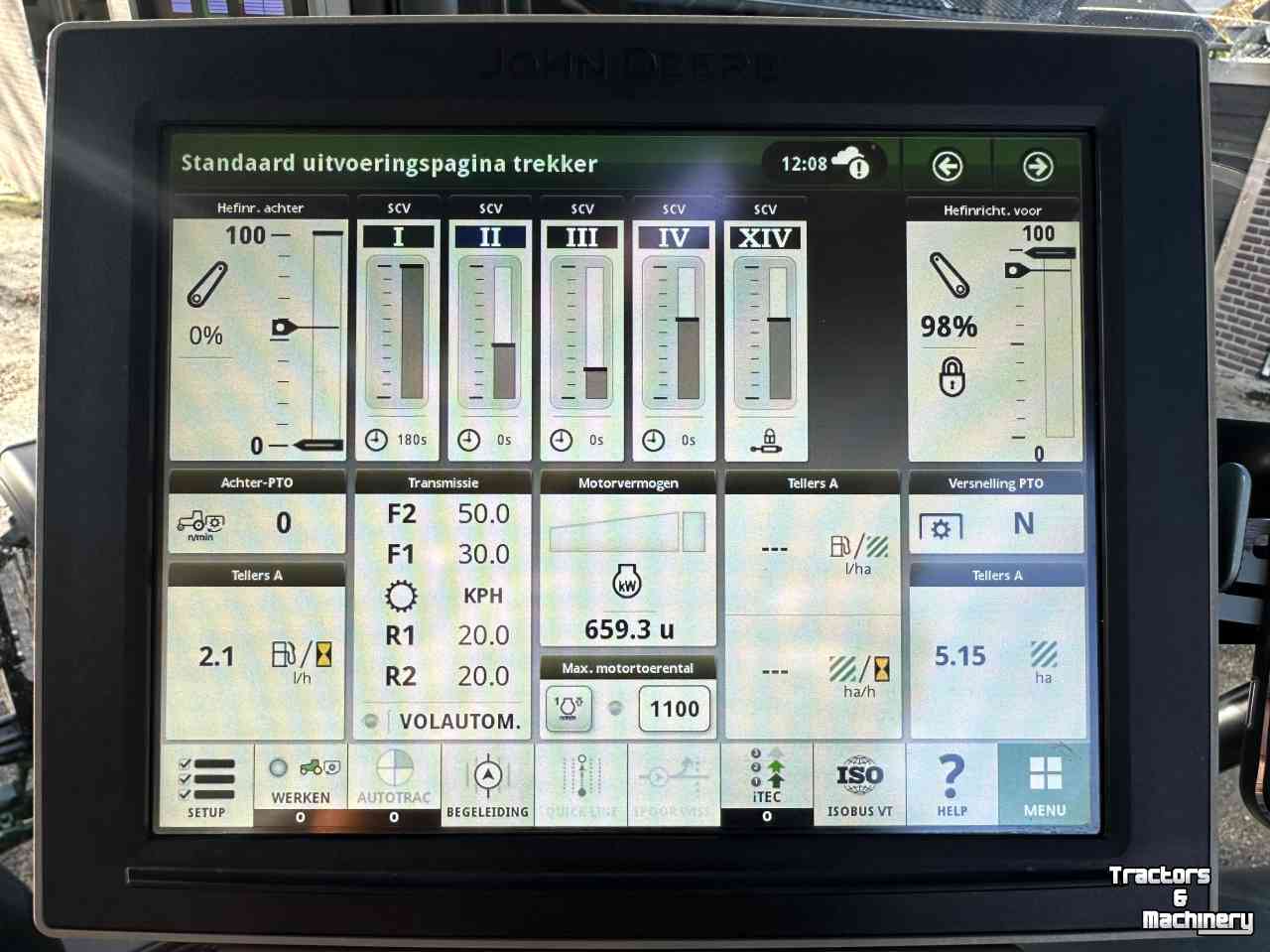 Tracteur John Deere 6R130 AP-50KM/H AT-Ready+Activaite